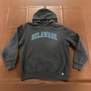 University of Delaware Blue Hens Hoodie Sweatshirt - Size Large